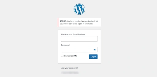 wp login dasboard